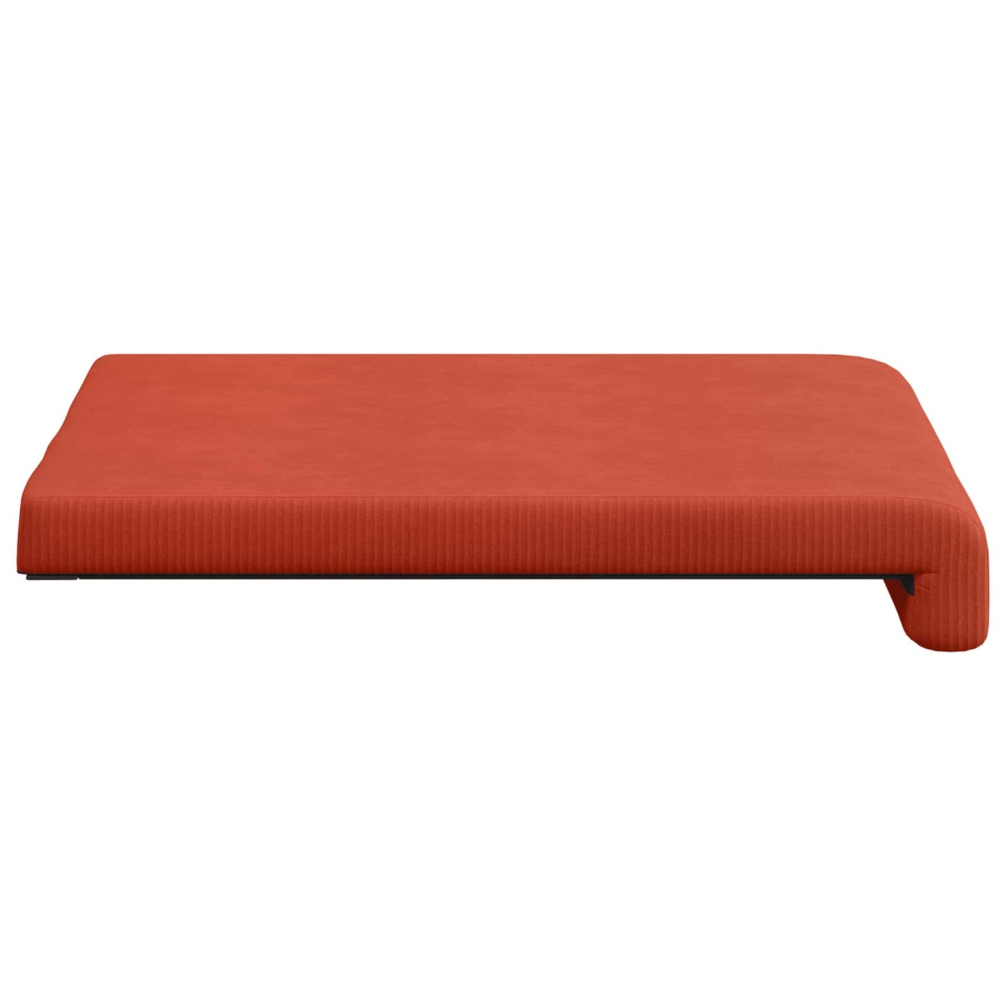 vidaXL Bench Cushion 4 pcs Corduroy Red Orange Depth 35 cm