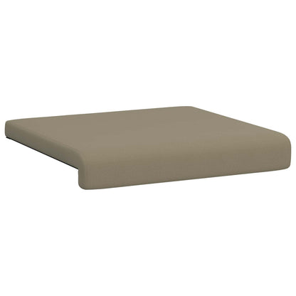 vidaXL Bench Cushion 4 pcs Textured Velvet Khaki Depth 35 cm