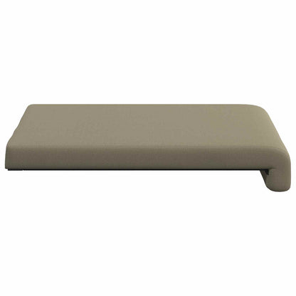 vidaXL Bench Cushion 4 pcs Textured Velvet Khaki Depth 35 cm