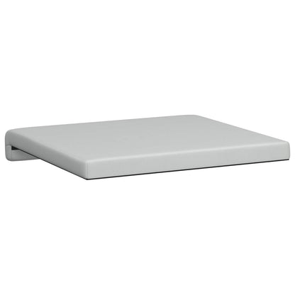 vidaXL Bench Cushion 4 pcs Textured Velvet Light Grey Depth 35 cm