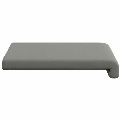 vidaXL Bench Cushion 4 pcs Textured Velvet Dark Grey Depth 35 cm