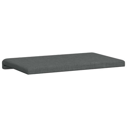 vidaXL Bench Cushion Fabric Dark Grey Depth 35 cm