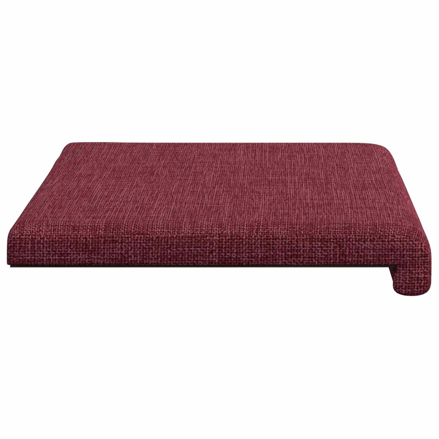 vidaXL Bench Cushion Fabric Wine Red Depth 35 cm