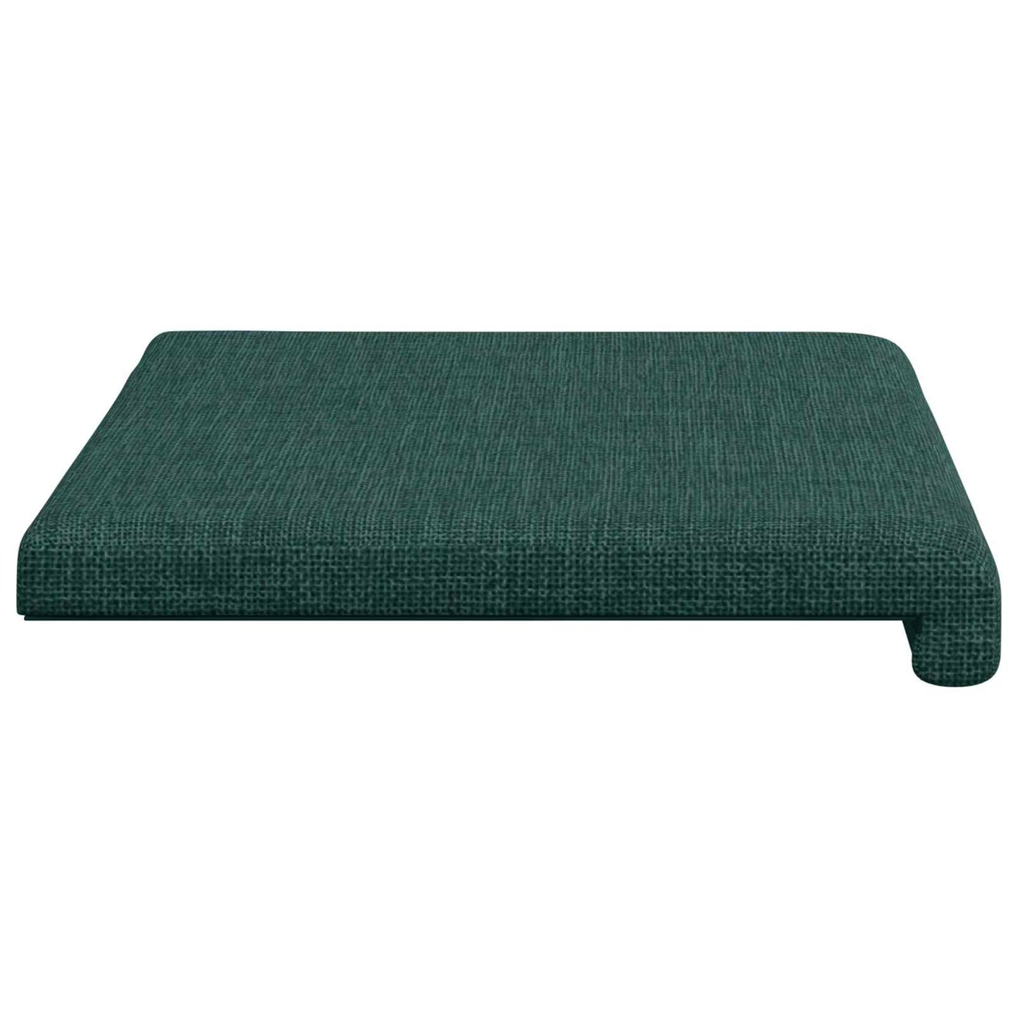 vidaXL Bench Cushion Fabric Dark Green Depth 35 cm