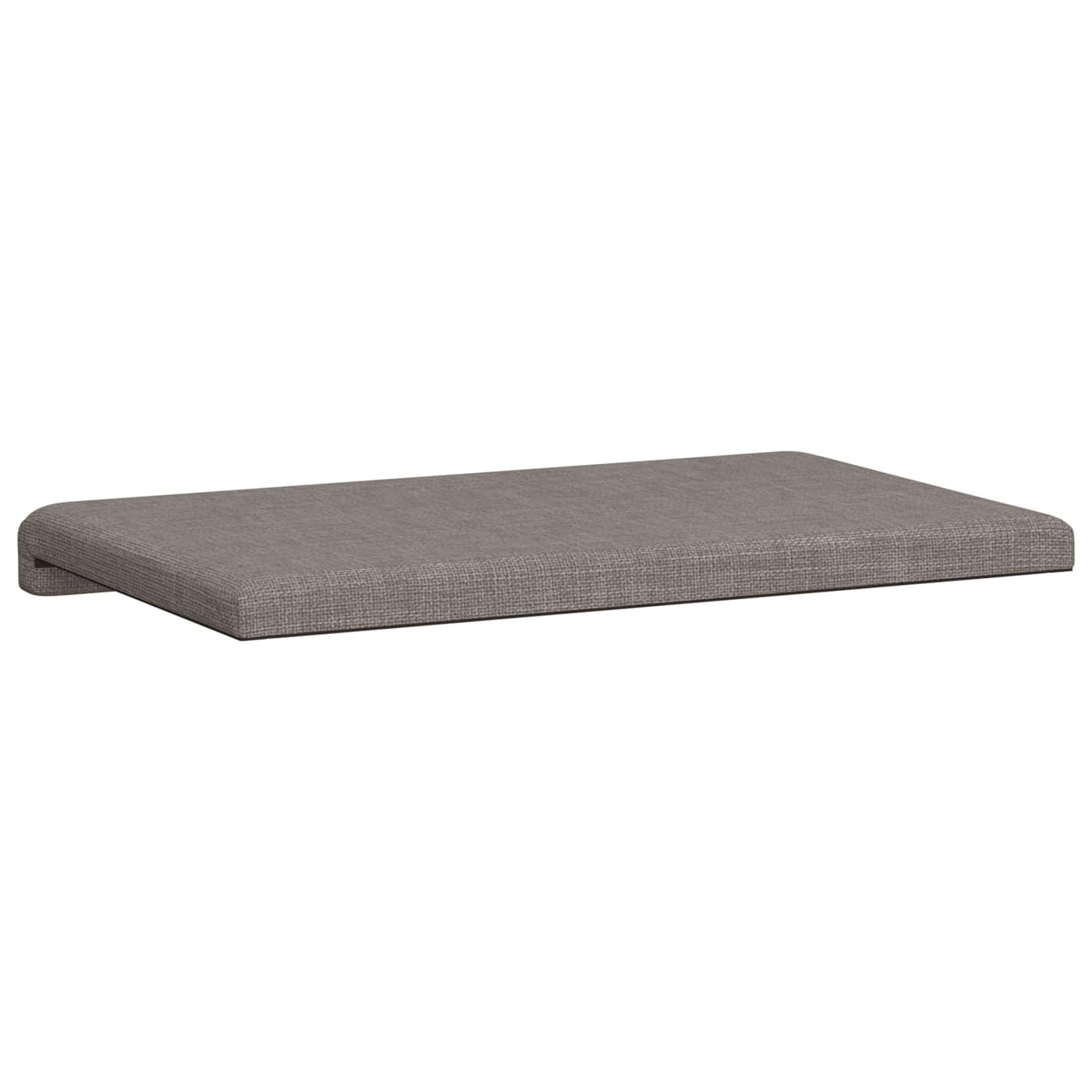 vidaXL Bench Cushion Fabric Taupe Depth 35 cm