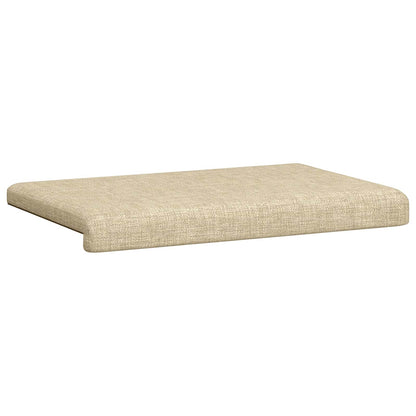 vidaXL Bench Cushion Fabric Cream Depth 35 cm