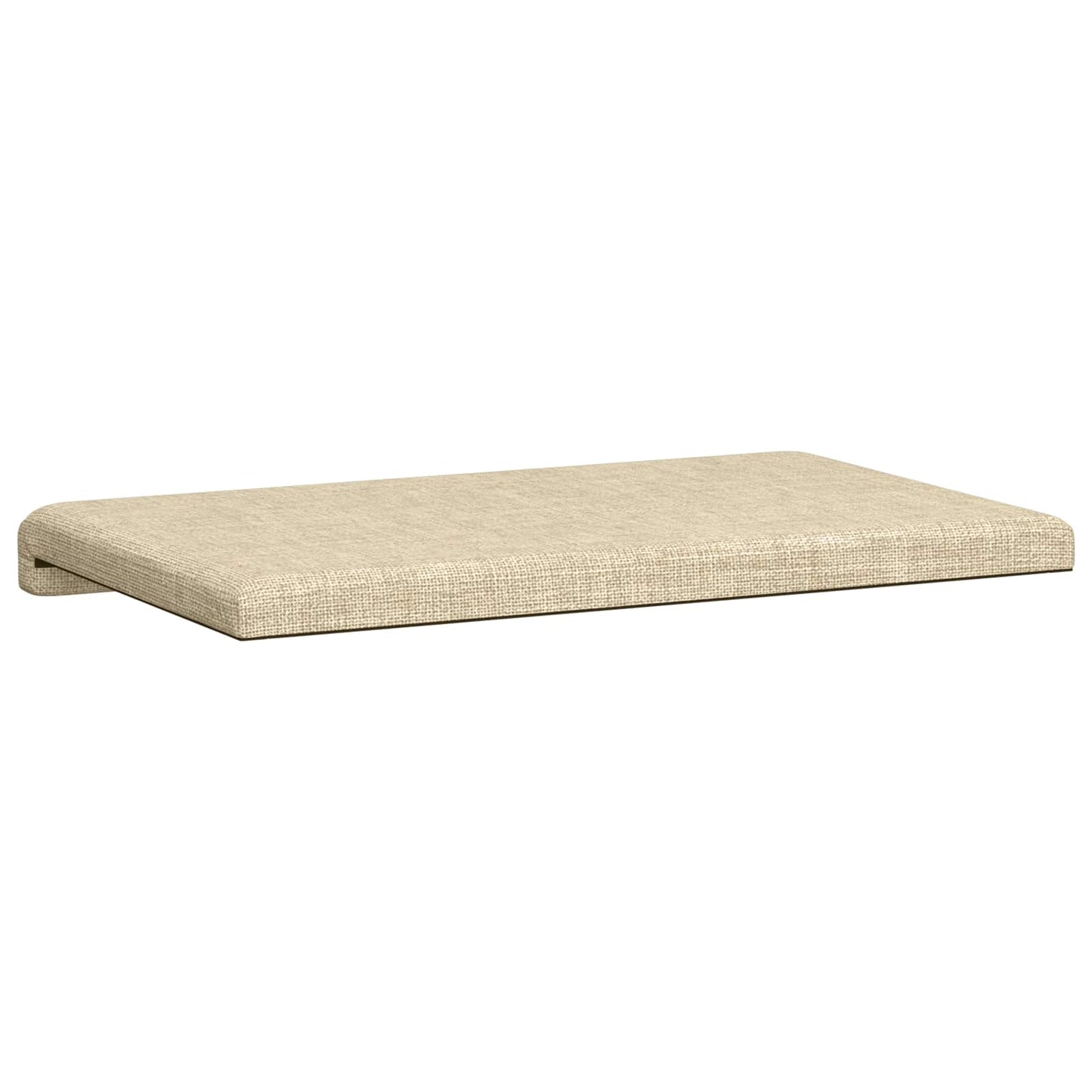 vidaXL Bench Cushion Fabric Cream Depth 35 cm
