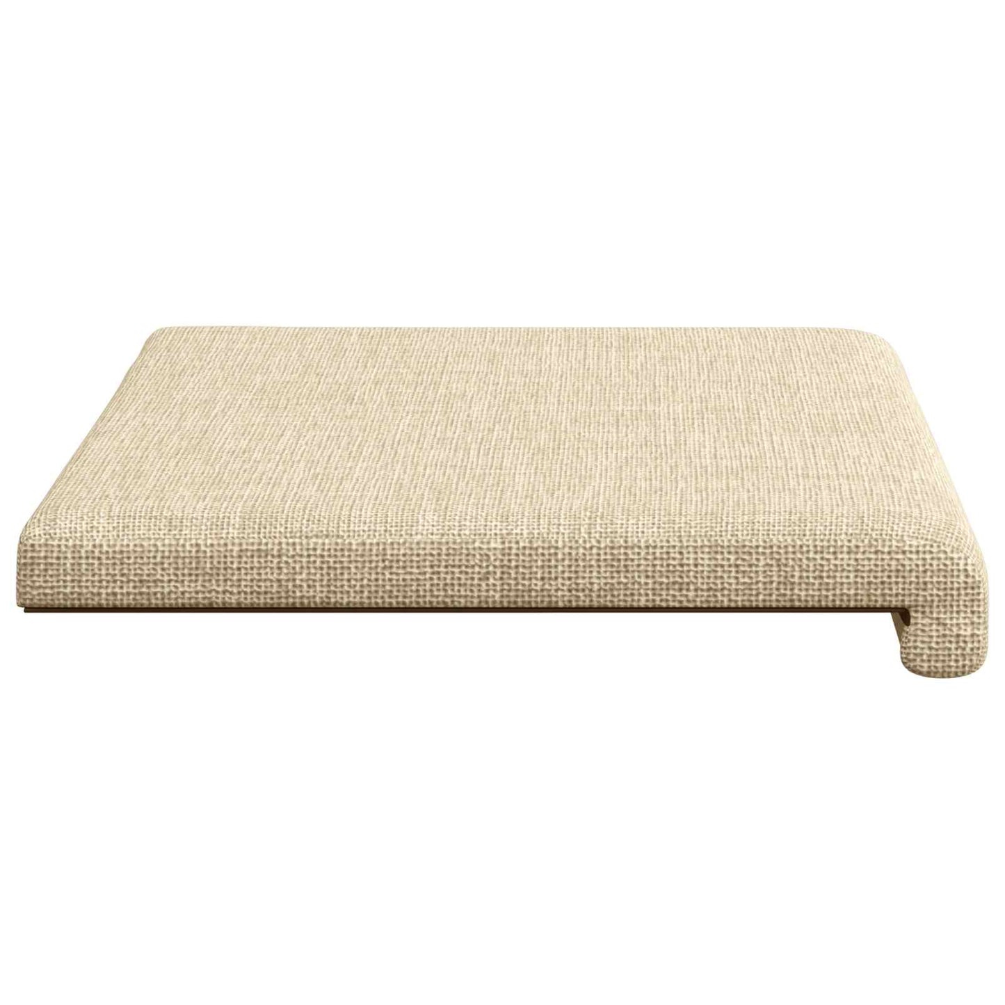 vidaXL Bench Cushion Fabric Cream Depth 35 cm