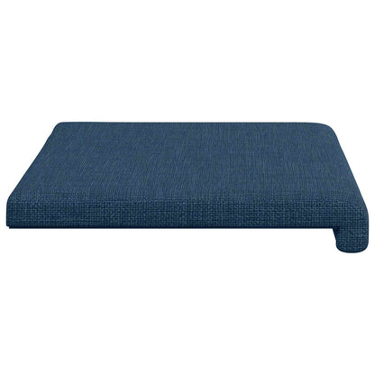 vidaXL Bench Cushion Fabric Blue Depth 35 cm