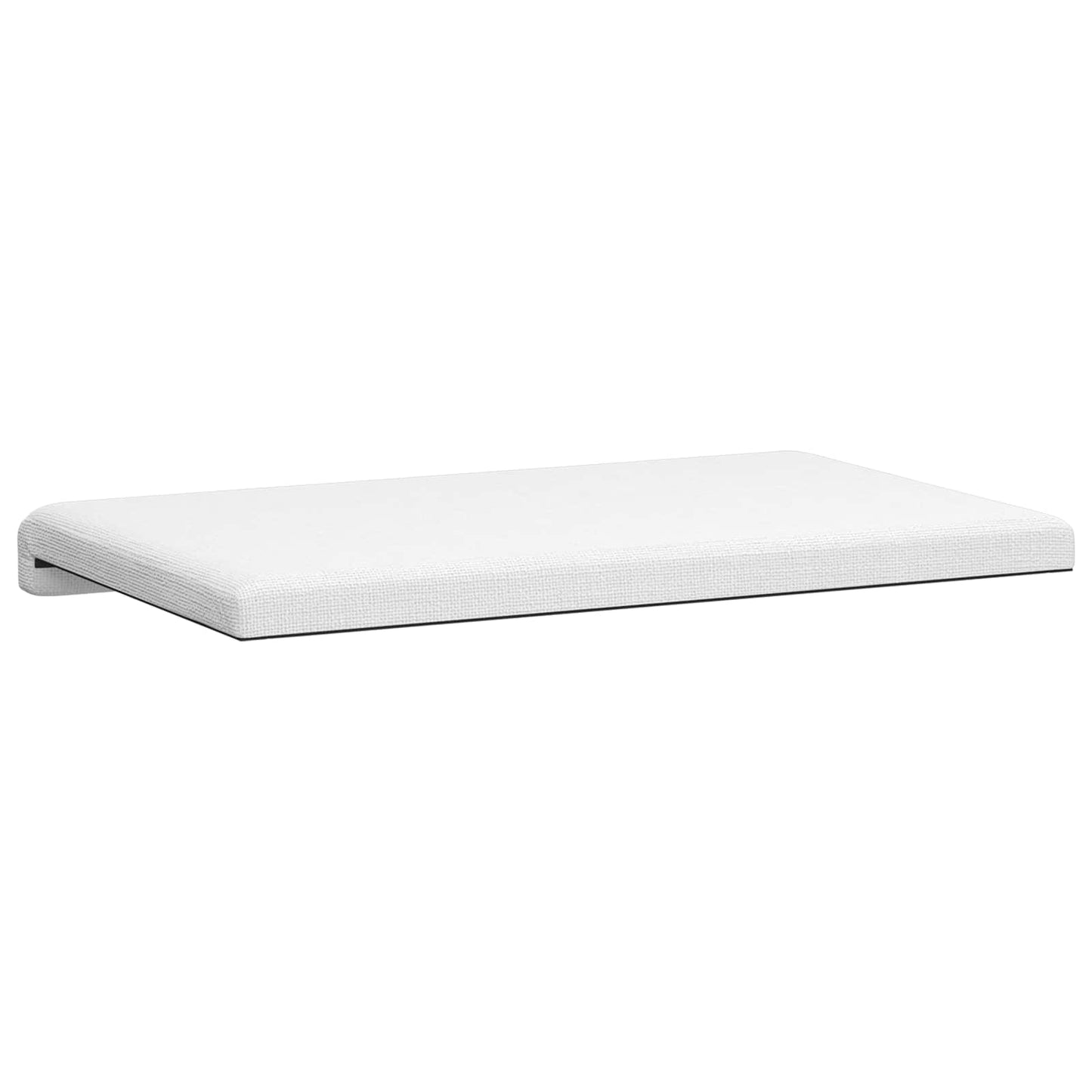 vidaXL Bench Cushion Fabric White Depth 35 cm