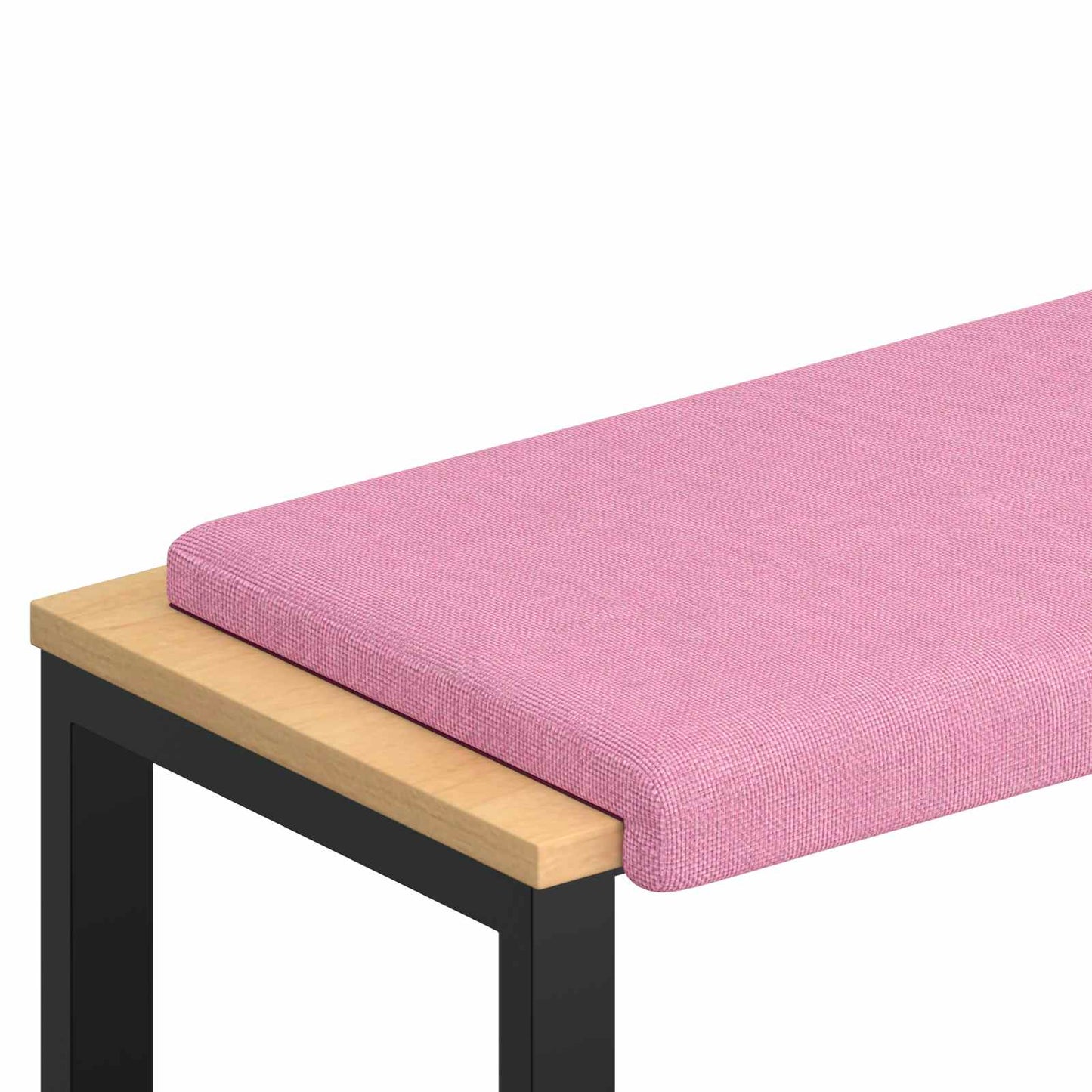 vidaXL Bench Cushion Fabric Pink Depth 35 cm