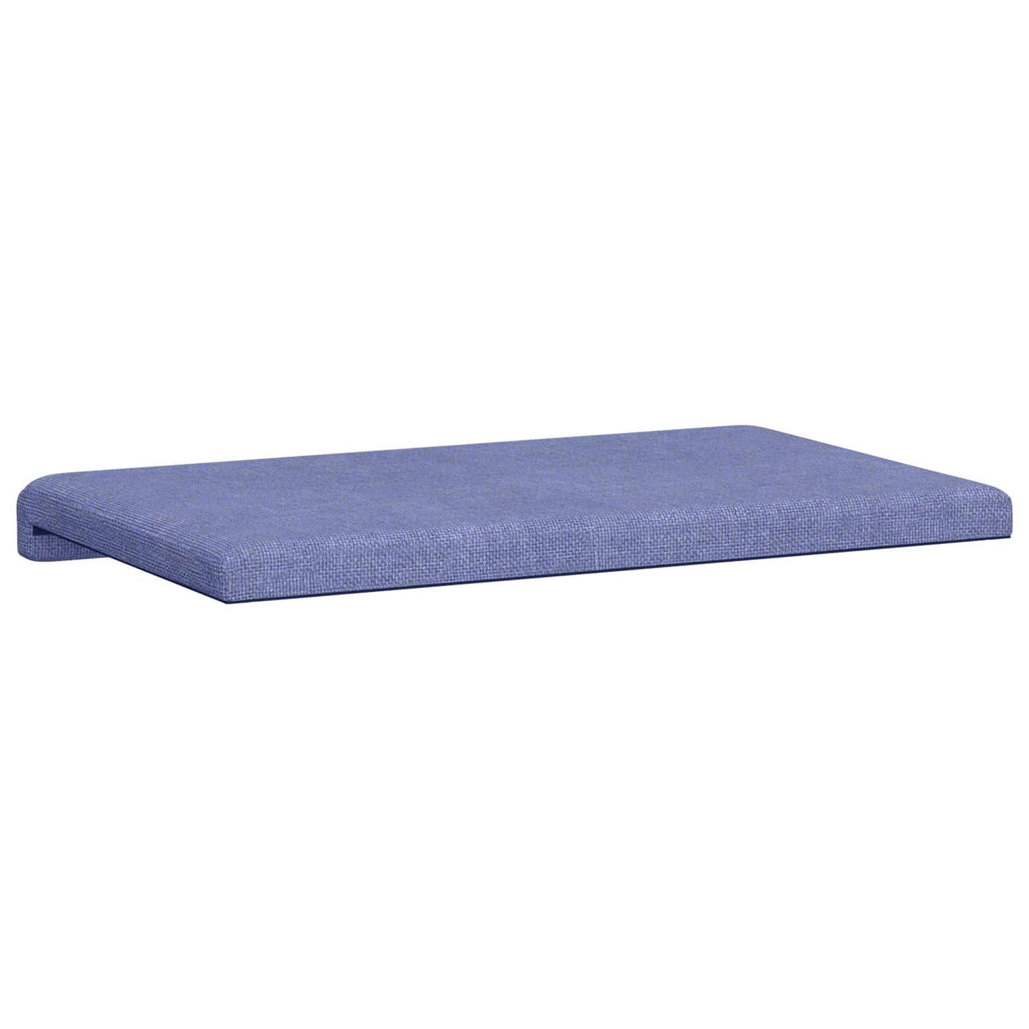 vidaXL Bench Cushion Fabric Jeans Blue Depth 35 cm
