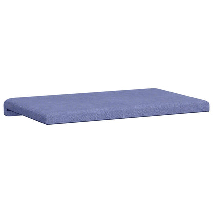 vidaXL Bench Cushion Fabric Jeans Blue Depth 35 cm