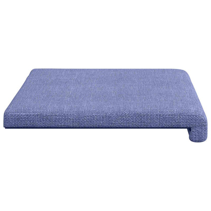 vidaXL Bench Cushion Fabric Jeans Blue Depth 35 cm