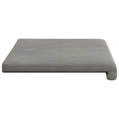 vidaXL Bench Cushion Velvet Light Grey Depth 35 cm