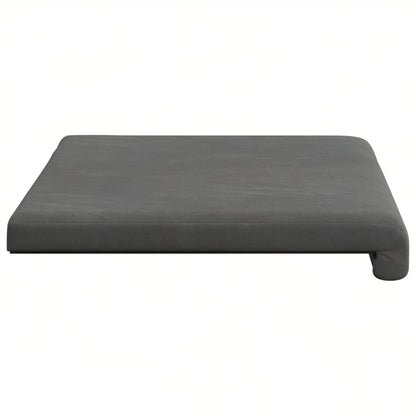 vidaXL Bench Cushion Velvet Dark Grey Depth 35 cm