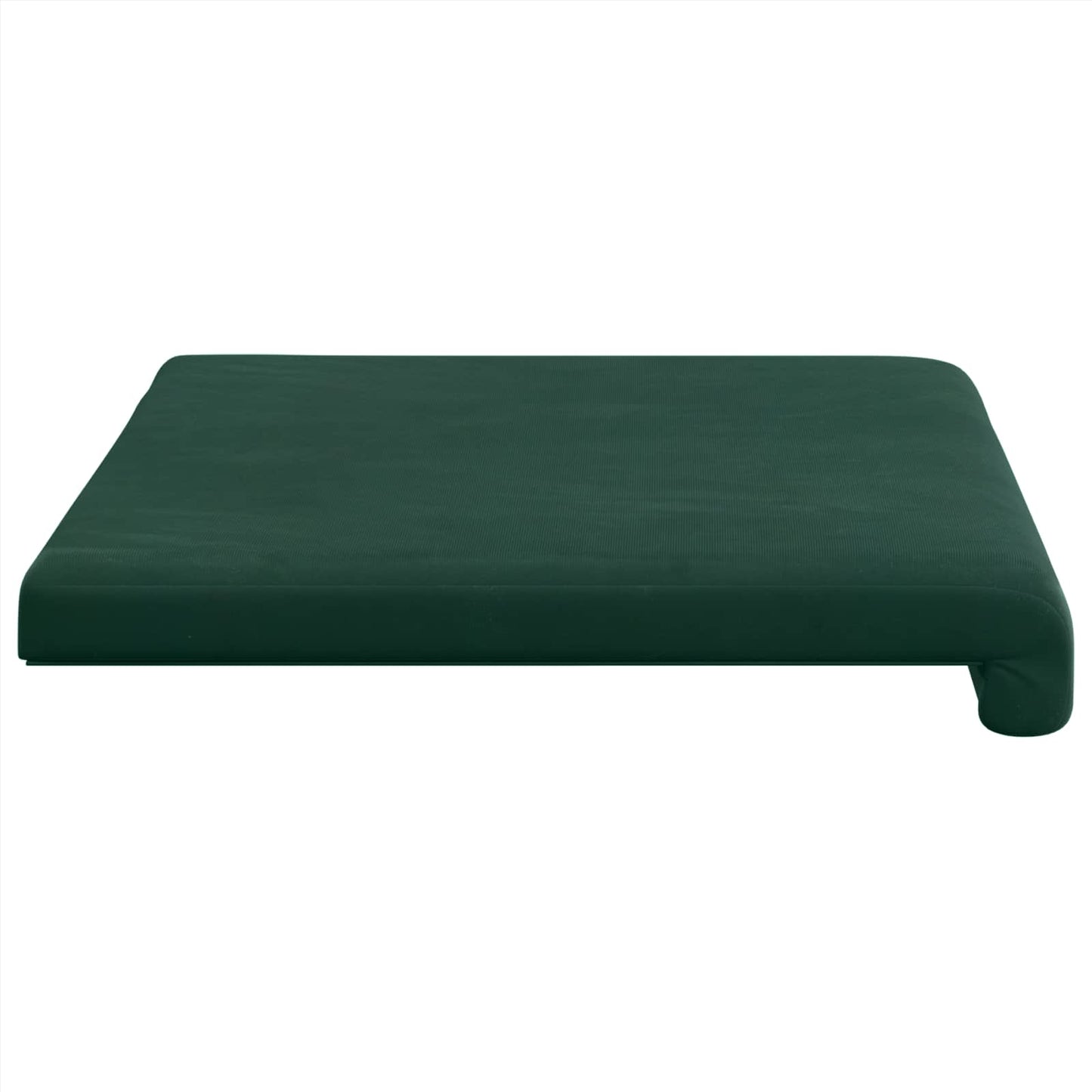 vidaXL Bench Cushion Velvet Dark Green Depth 35 cm