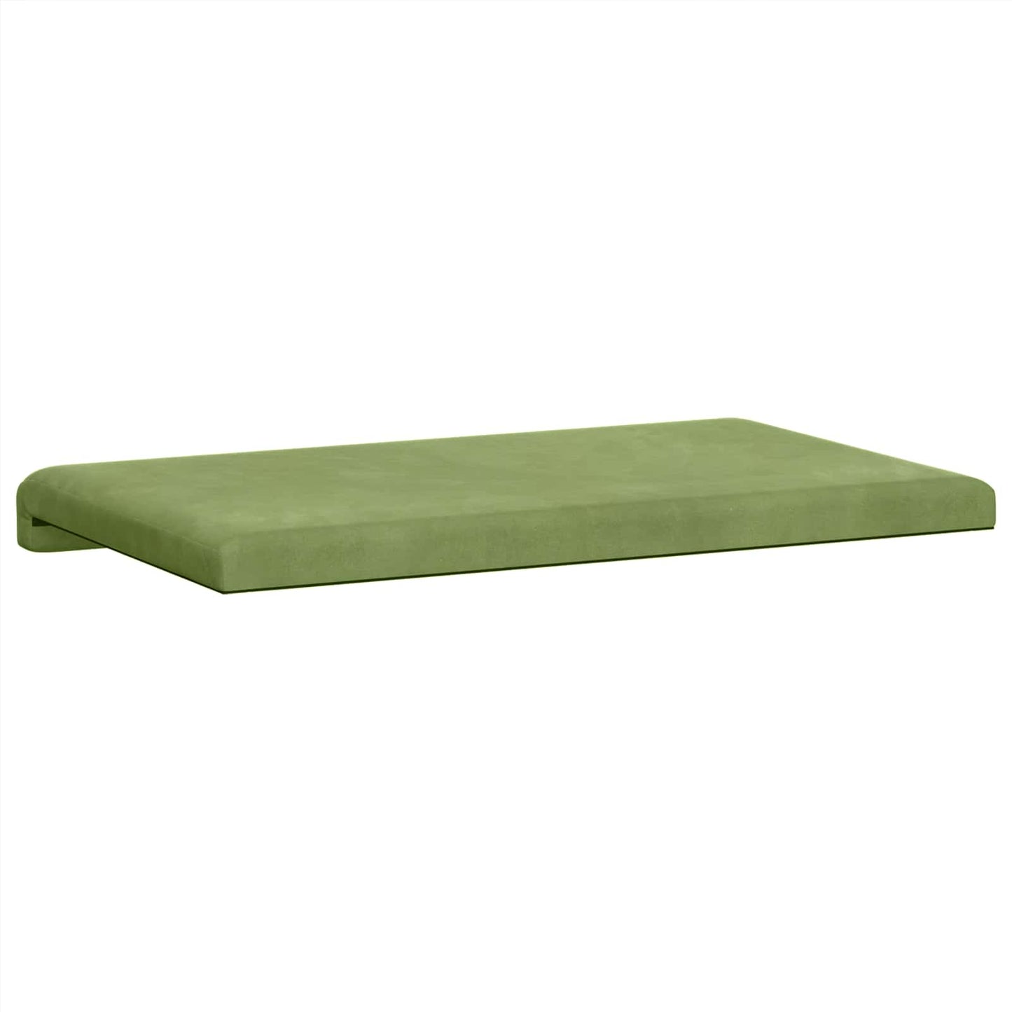 vidaXL Bench Cushion Velvet Light Green Depth 35 cm