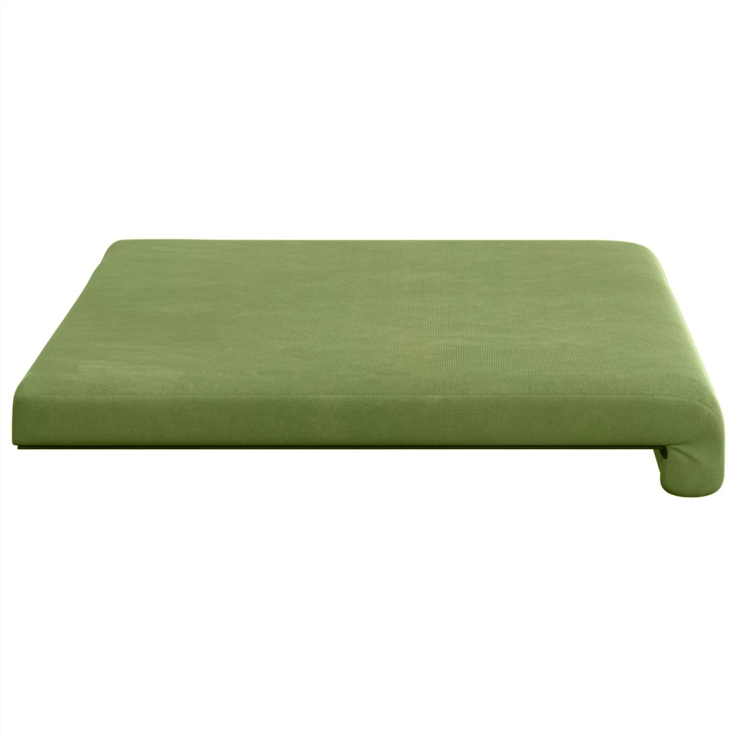 vidaXL Bench Cushion Velvet Light Green Depth 35 cm