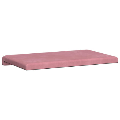 vidaXL Bench Cushion Velvet Pink Depth 35 cm