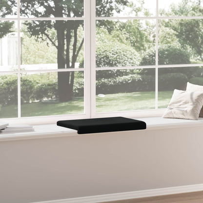 vidaXL Bench Cushion Velvet Black Depth 35 cm
