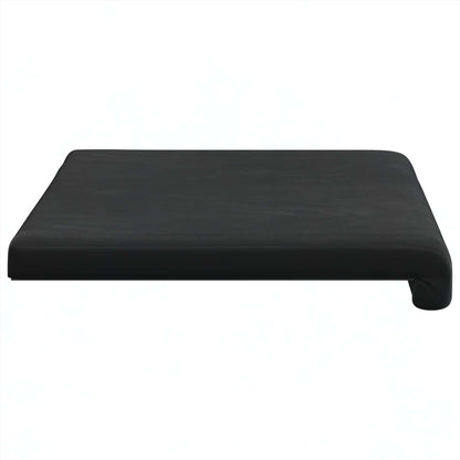 vidaXL Bench Cushion Velvet Black Depth 35 cm