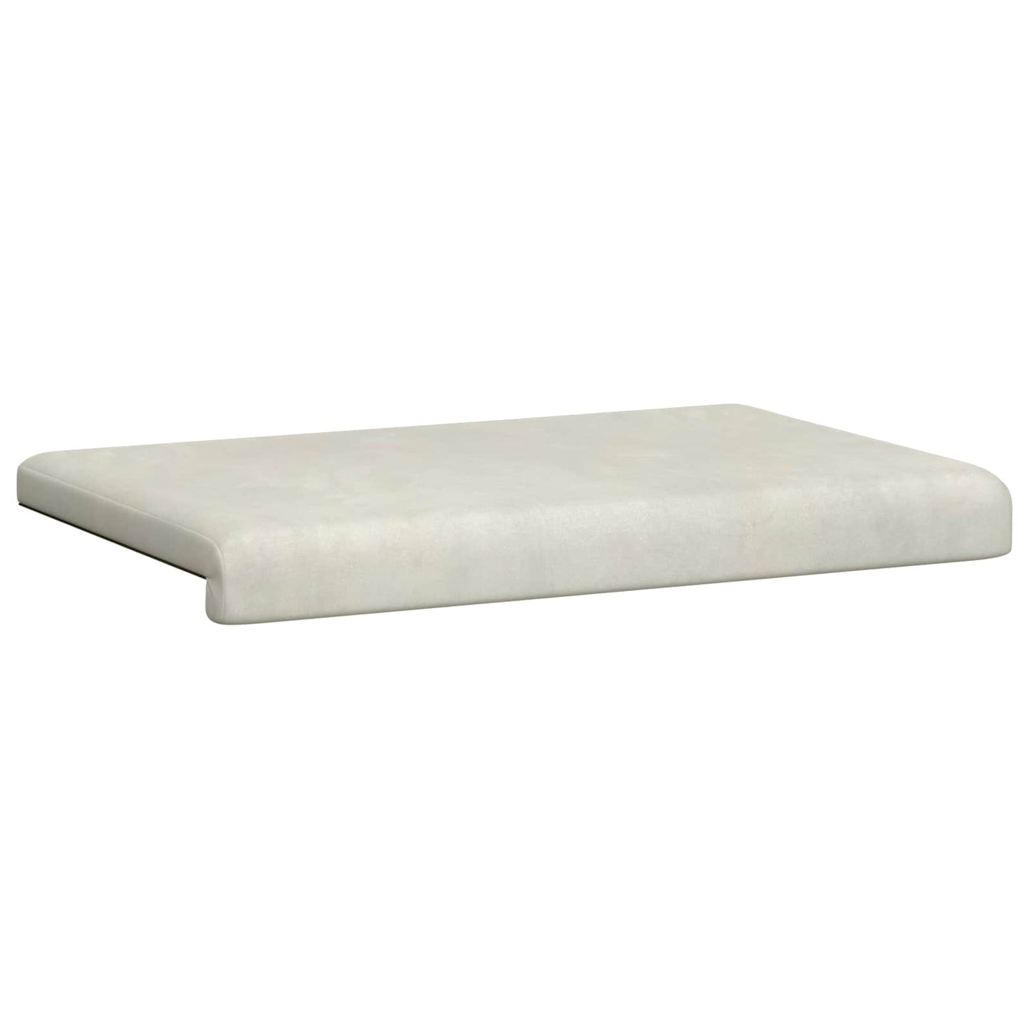 vidaXL Bench Cushion Velvet Cream Depth 35 cm