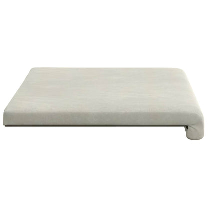 vidaXL Bench Cushion Velvet Cream Depth 35 cm