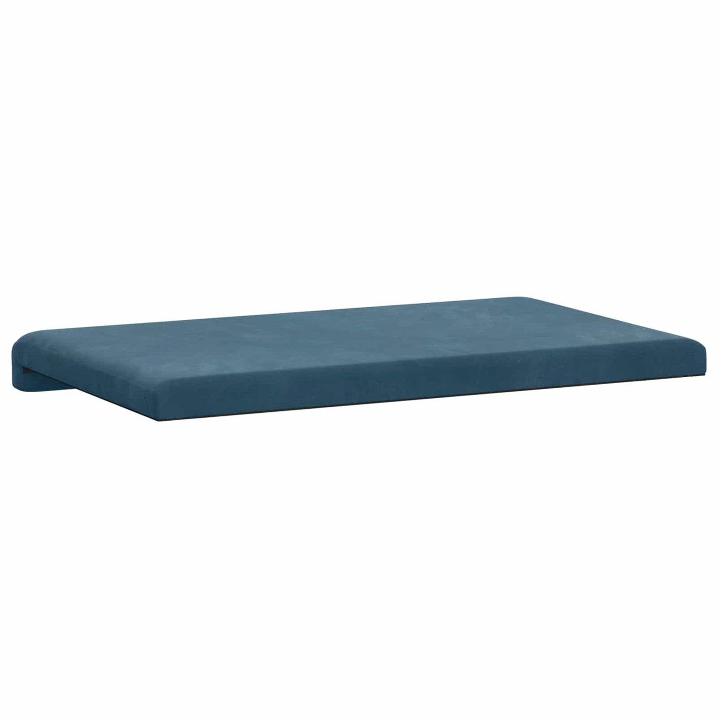 vidaXL Bench Cushion Velvet Blue Depth 35 cm