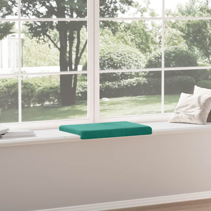 vidaXL Bench Cushion Velvet Turquoise Depth 35 cm