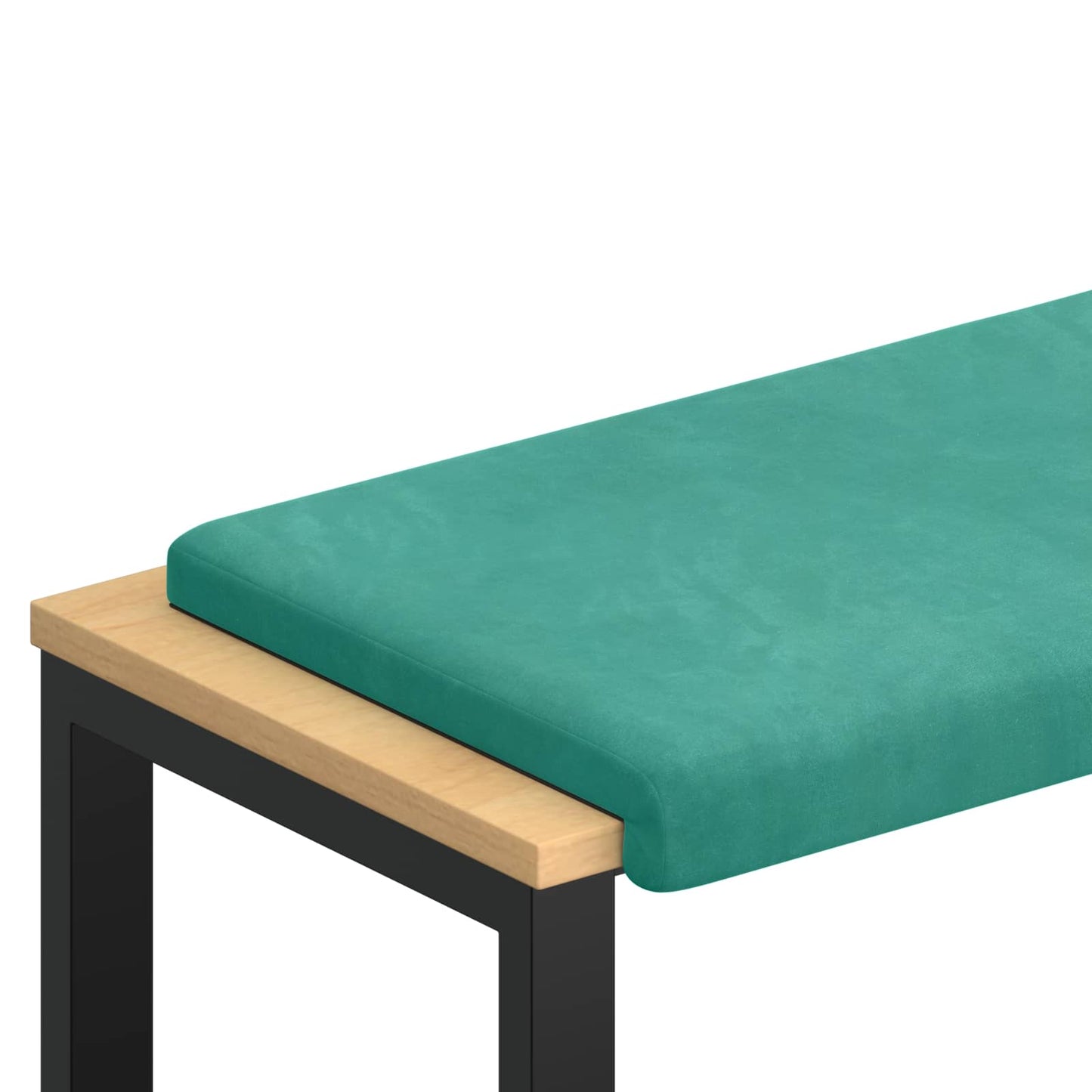 vidaXL Bench Cushion Velvet Turquoise Depth 35 cm