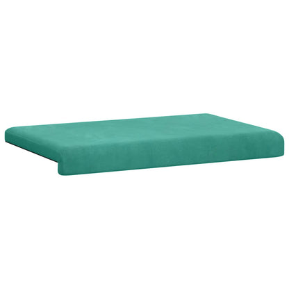 vidaXL Bench Cushion Velvet Turquoise Depth 35 cm