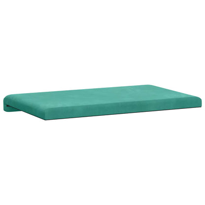 vidaXL Bench Cushion Velvet Turquoise Depth 35 cm