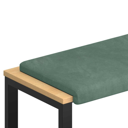 vidaXL Bench Cushion Velvet Sea Green Depth 35 cm