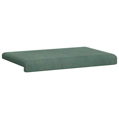 vidaXL Bench Cushion Velvet Sea Green Depth 35 cm