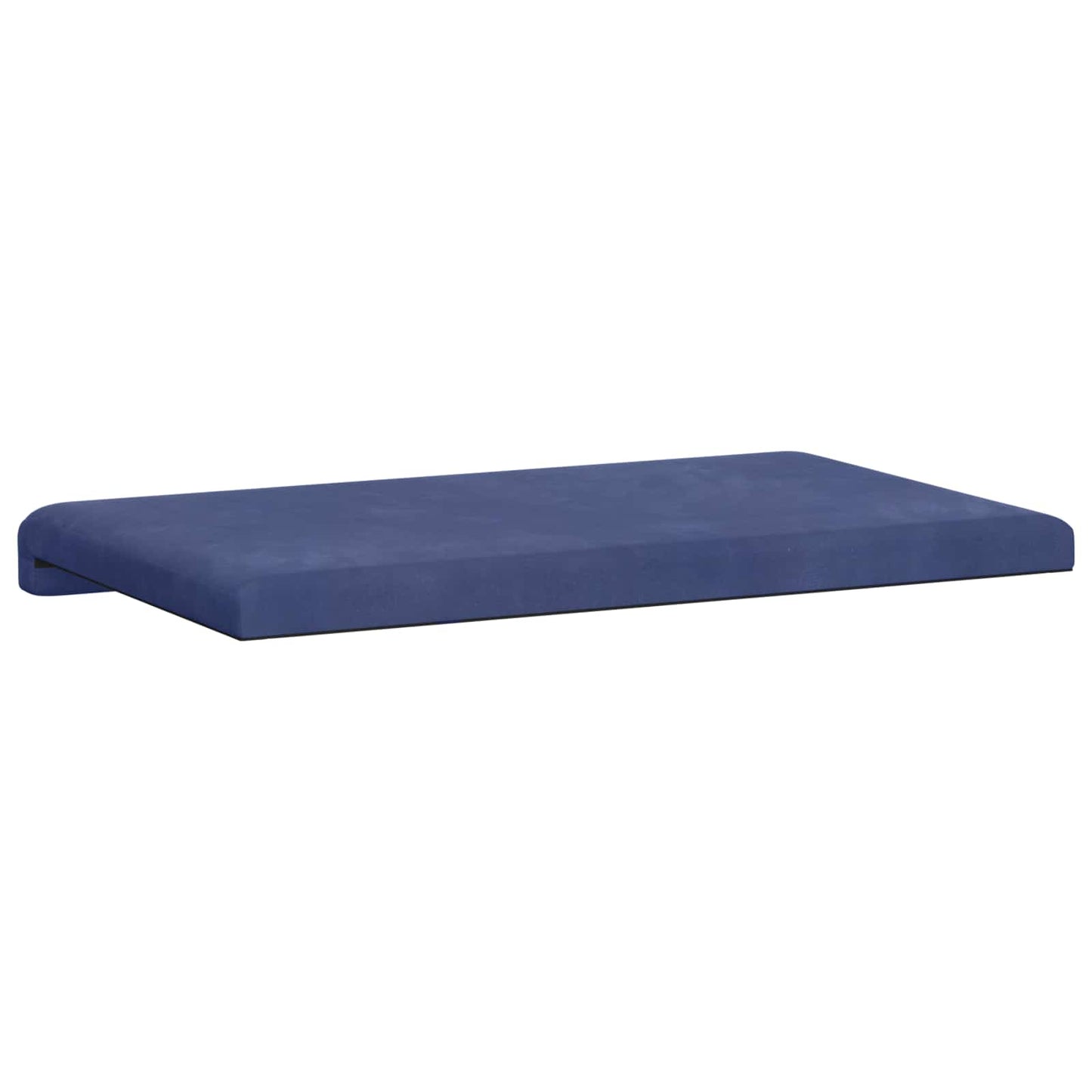 vidaXL Bench Cushion Velvet Police Blue Depth 35 cm