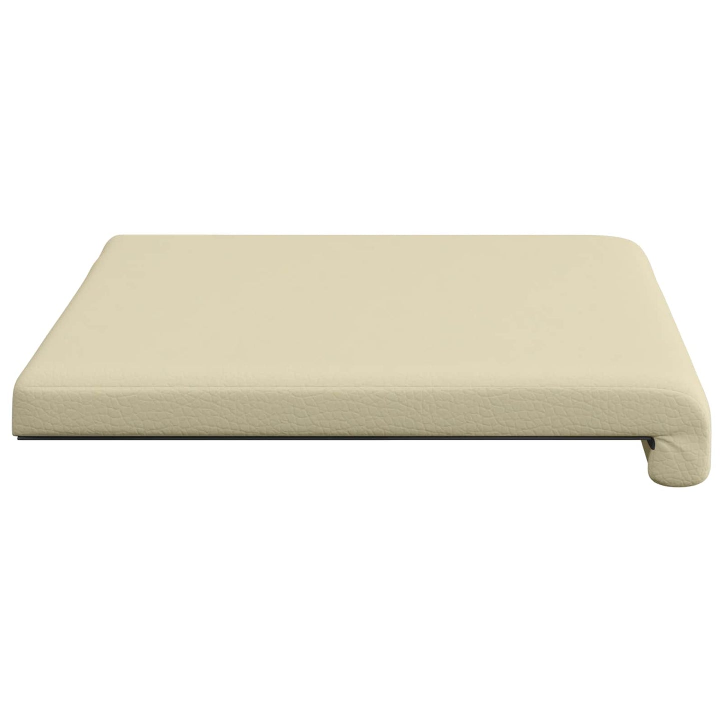 vidaXL Bench Cushion Faux Leather Cream Depth 35 cm