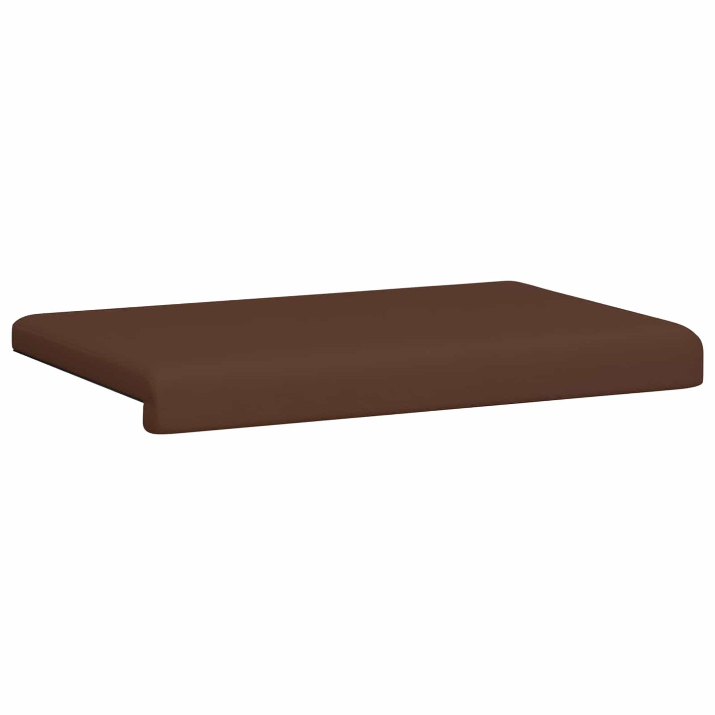 vidaXL Bench Cushion Faux Leather Brown Depth 35 cm