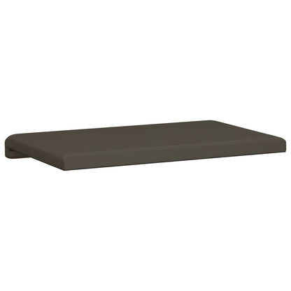 vidaXL Bench Cushion Faux Leather Grey Depth 35 cm