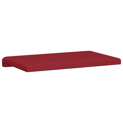 vidaXL Bench Cushion Faux Leather Wine Red Depth 35 cm