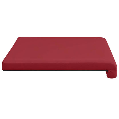 vidaXL Bench Cushion Faux Leather Wine Red Depth 35 cm
