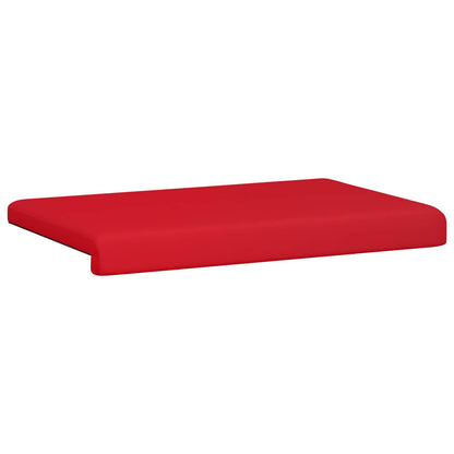 vidaXL Bench Cushion Faux Leather Red Depth 35 cm