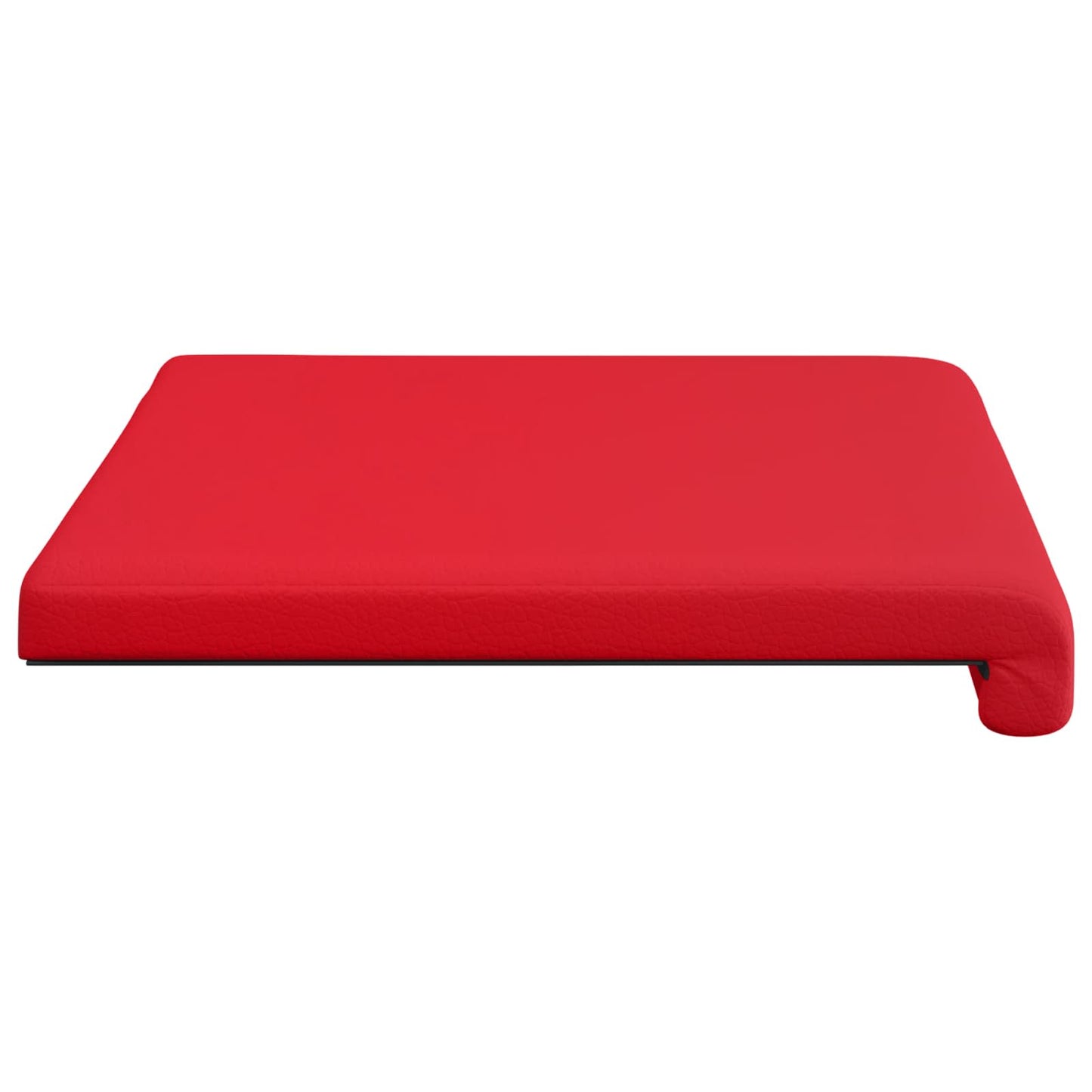 vidaXL Bench Cushion Faux Leather Red Depth 35 cm