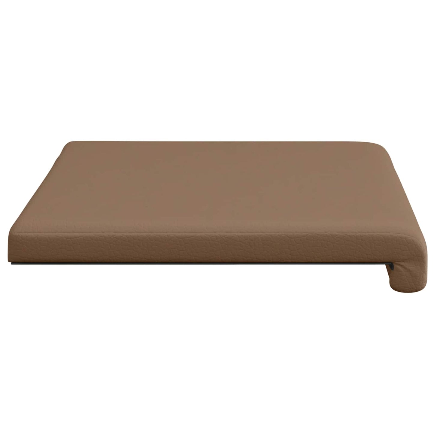vidaXL Bench Cushion Faux Leather Cappuccino Depth 35 cm