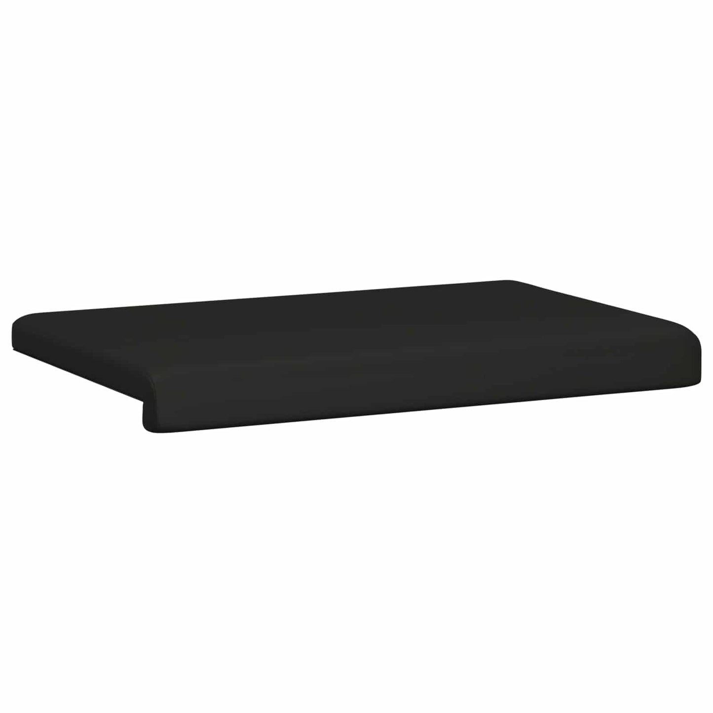 vidaXL Bench Cushion Faux Leather Black Depth 35 cm