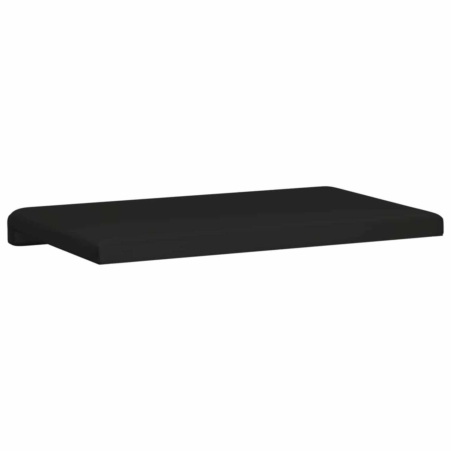 vidaXL Bench Cushion Faux Leather Black Depth 35 cm