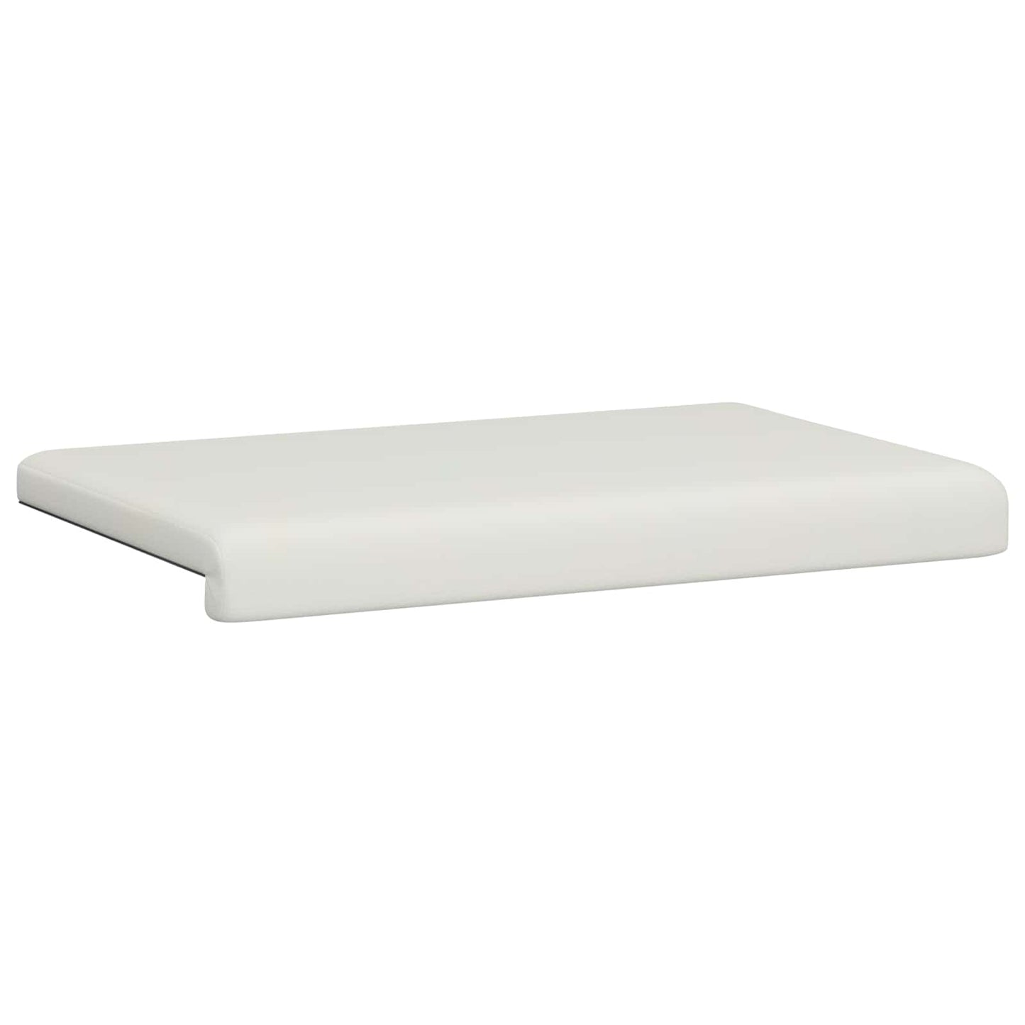 vidaXL Bench Cushion Faux Leather White Depth 35 cm