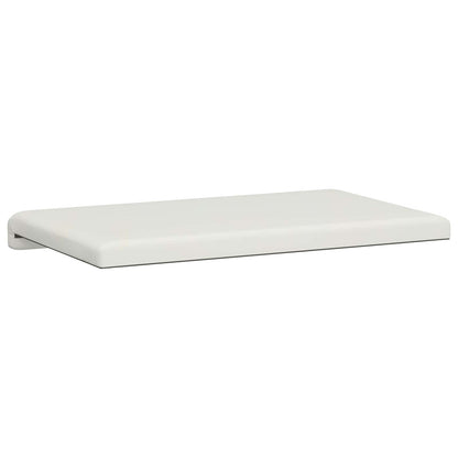 vidaXL Bench Cushion Faux Leather White Depth 35 cm