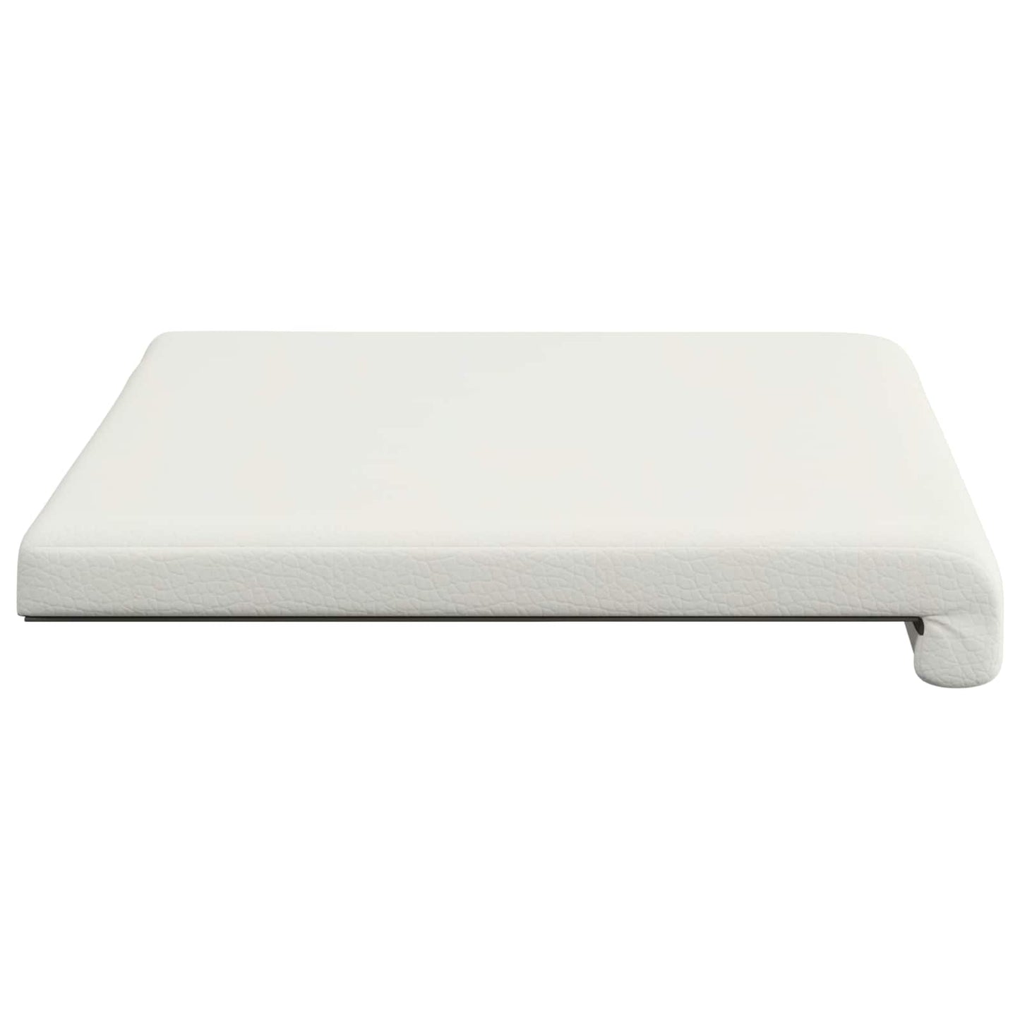 vidaXL Bench Cushion Faux Leather White Depth 35 cm
