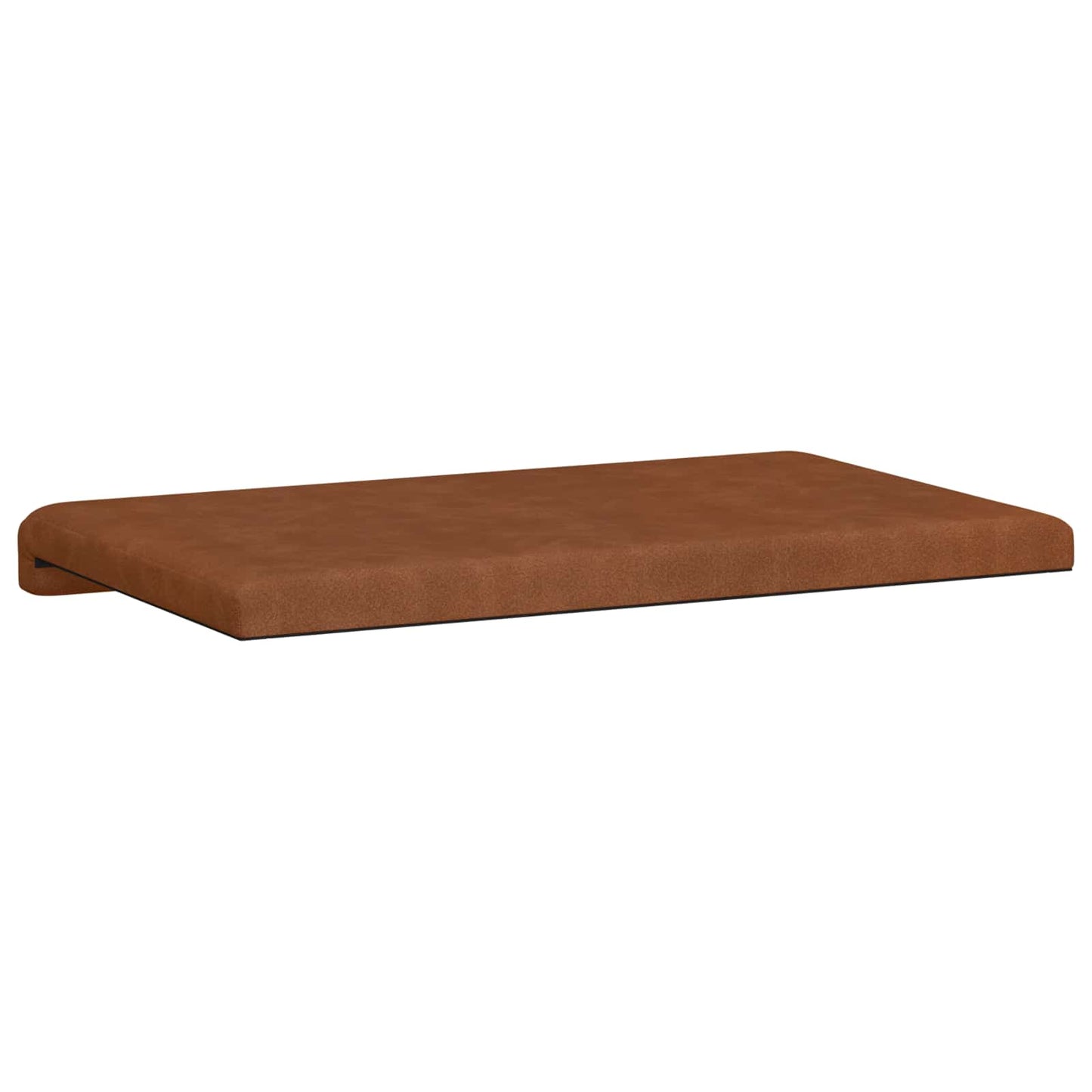 vidaXL Bench Cushion Faux Leather Brown Depth 35 cm